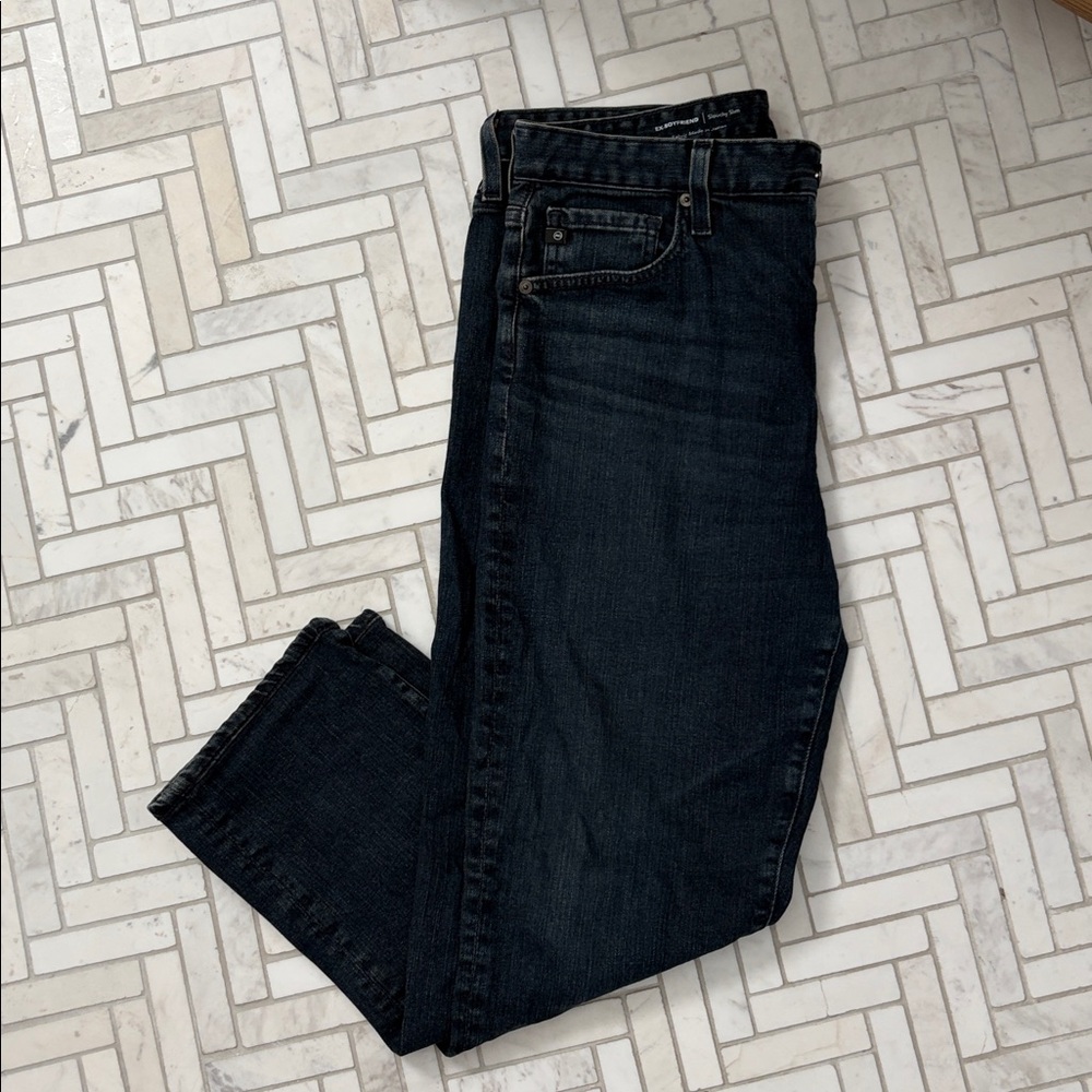 Agolde Dark Blue Denim Jeans